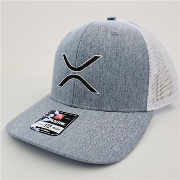 XRP Ripple Stable Crypto Currency Richardson 112 Trucker Cap Hat Mesh Snapback main image 4